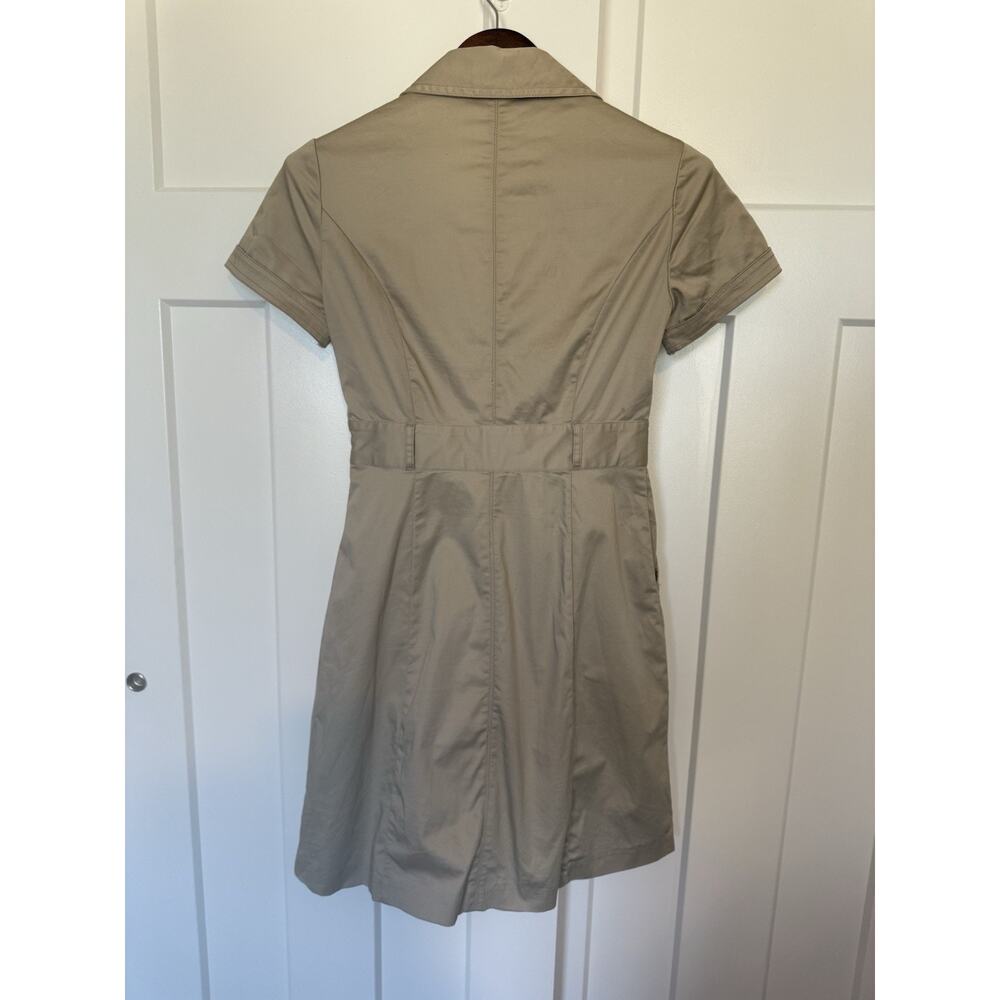 Banana Republic Safari Khaki Dress Size 0 - Picture 2 of 12